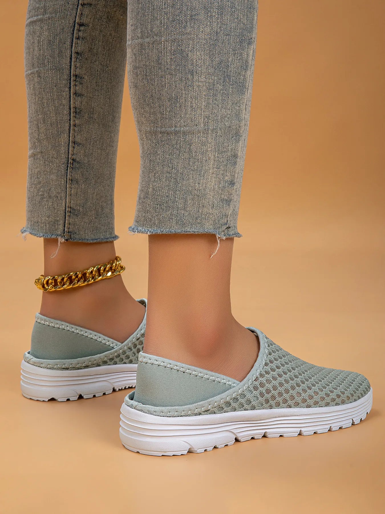 Breathable Mesh Slip-Ons | Sneakers Daverri Fashions