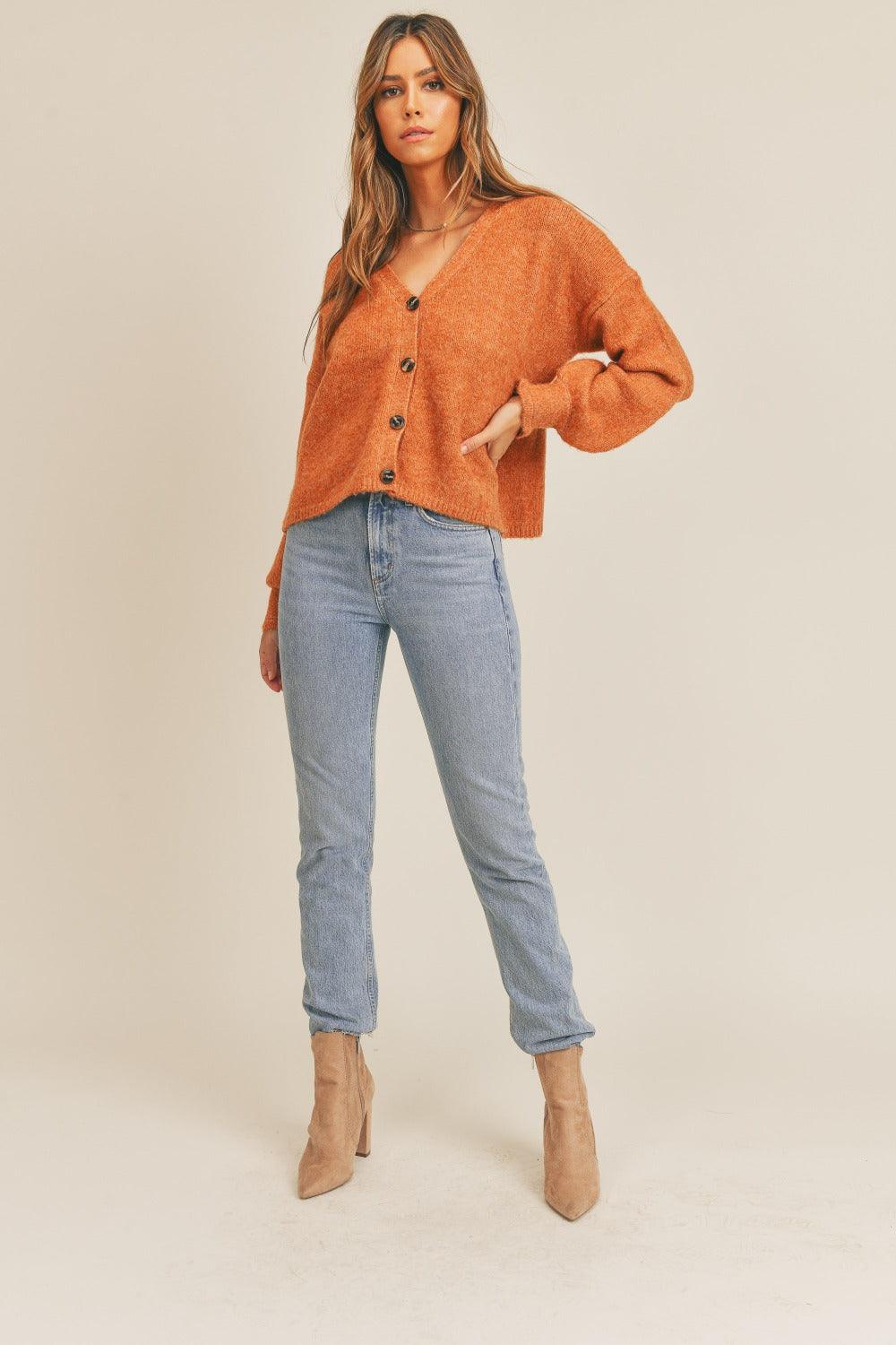 MABLE Long Sleeve Button Down Sweater Cardigan | Sweaters Daverri Fashions