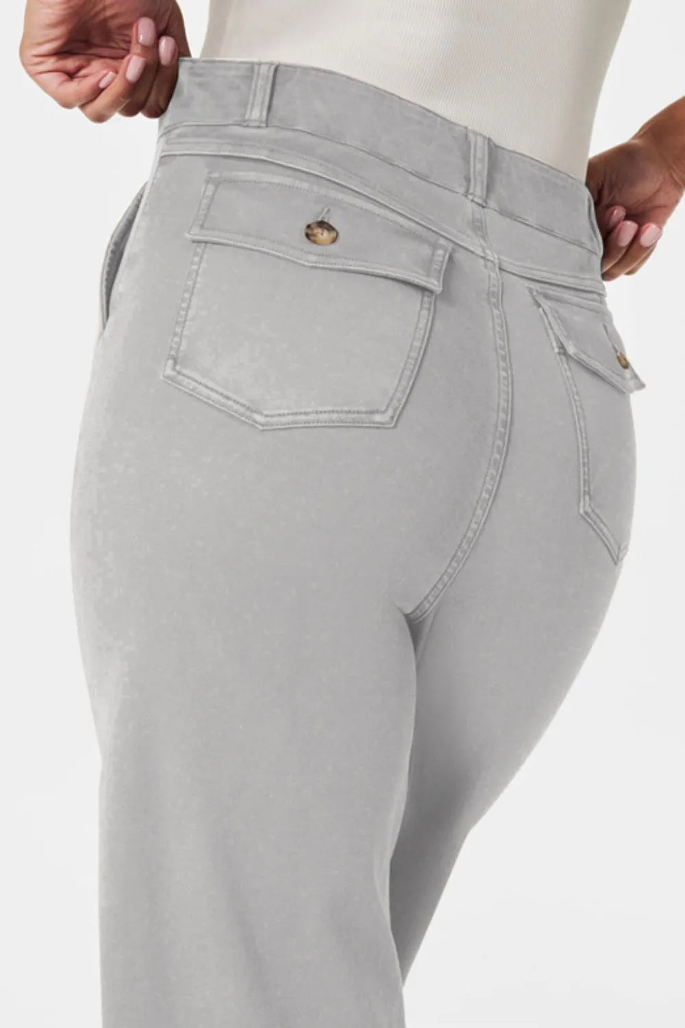 High Waist Jeans with Pockets | Jeans Daverri Fashions