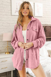 BiBi Oversized Lace Shacket with Front Pockets | Daverri Fashions