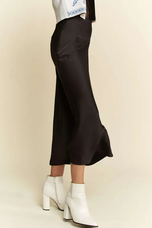 Davi & Dani High Waist Midi Skirt | Skirts Daverri Fashions