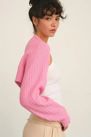HYFVE Ribbed Knit Bolero Cardigan | Cardigans Daverri Fashions