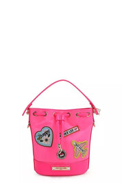 PINK One Size Color Patch Bucket Bag | Handbags Daverri Fashions