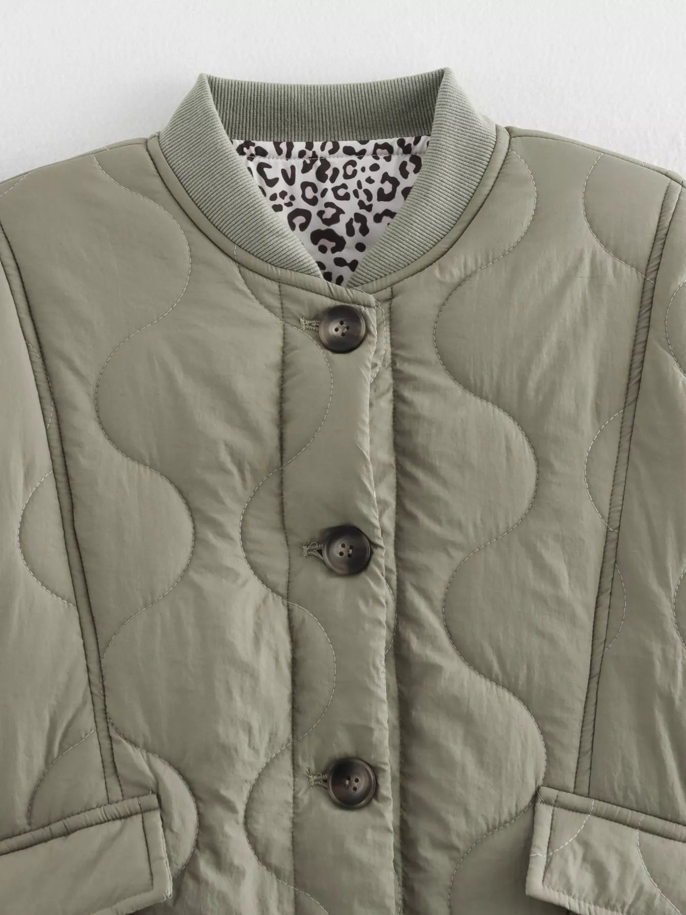 Quilted Button-Down Lightweight Jacket | Jackets Daverri Fashions