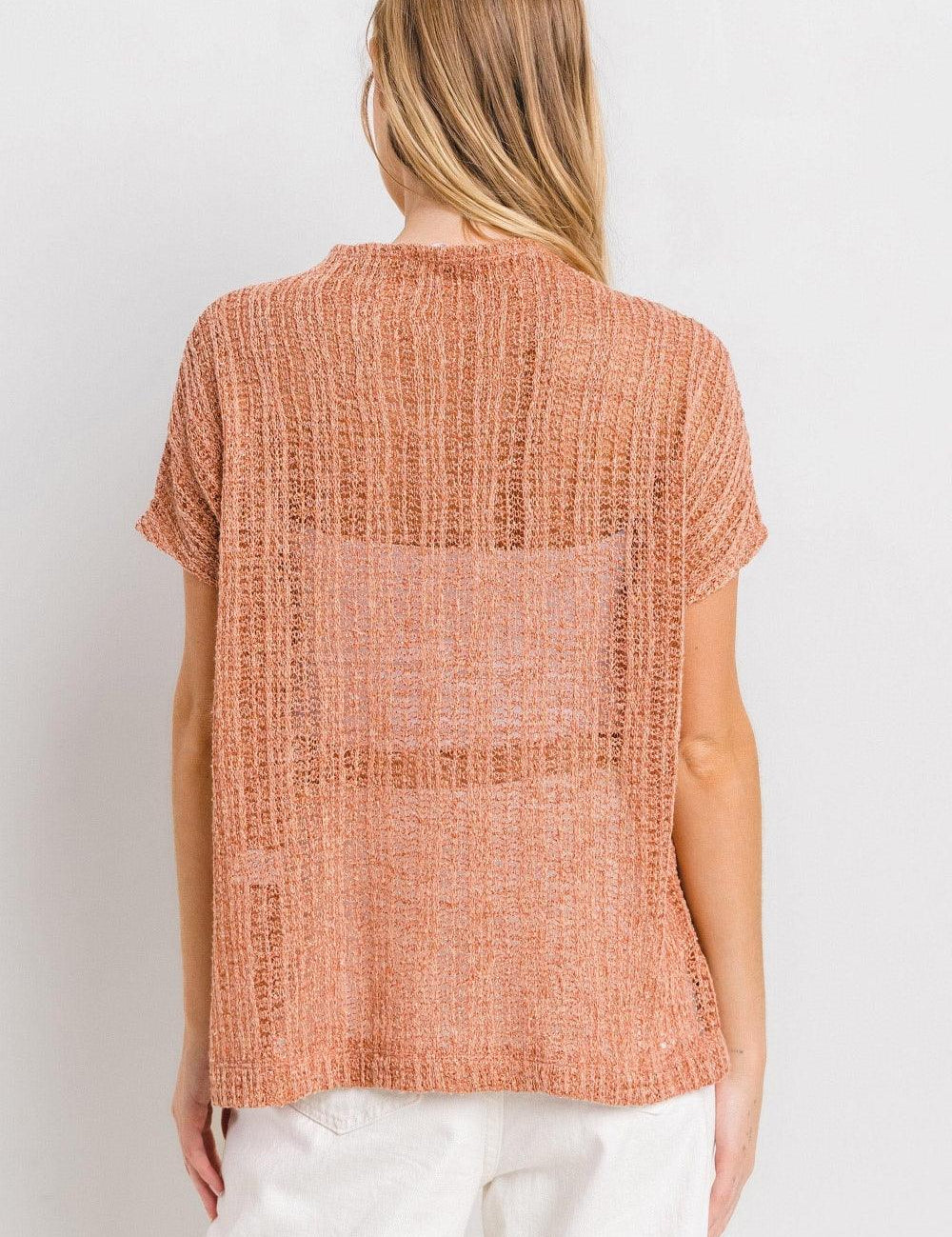 Ces Femme See Through Crochet Mock Neck Cover Up | Cover-Ups Daverri Fashions