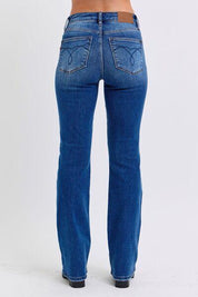 Judy Blue Mid-Rise Bootcut Jeans with Thermal Lining | Jeans Daverri Fashions