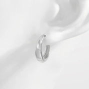 925 Sterling Silver Huggie Earrings | Earrings Daverri Fashions