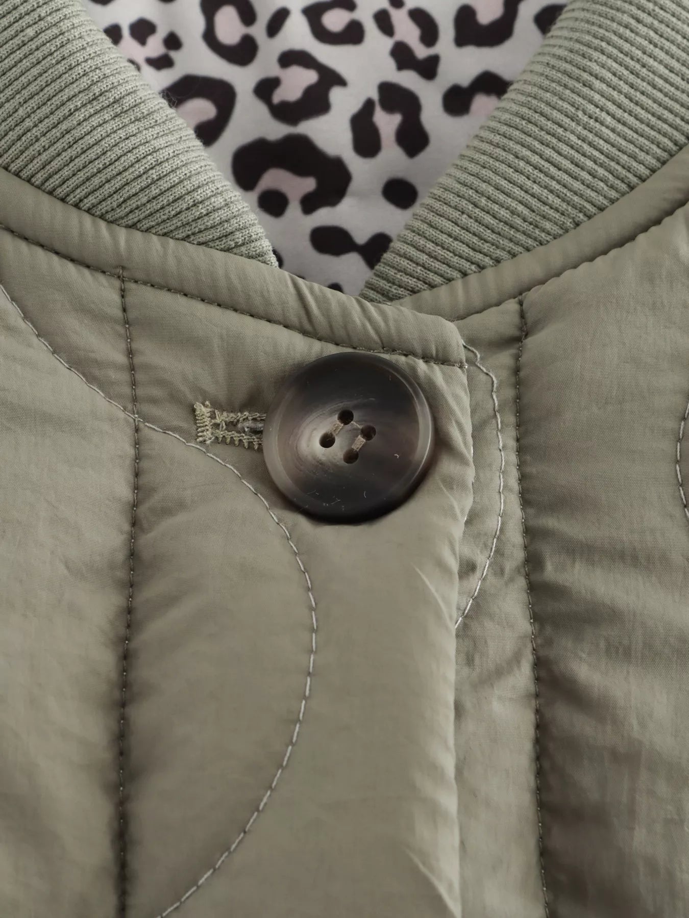 Quilted Button-Down Lightweight Jacket | Jackets Daverri Fashions