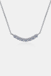Silver One Size 1.4 Carat Moissanite 925 Sterling Silver Necklace | Silver Necklaces Daverri Fashions