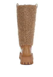 Lapland Fur Detail Calf Length Boots | Boots Daverri Fashions