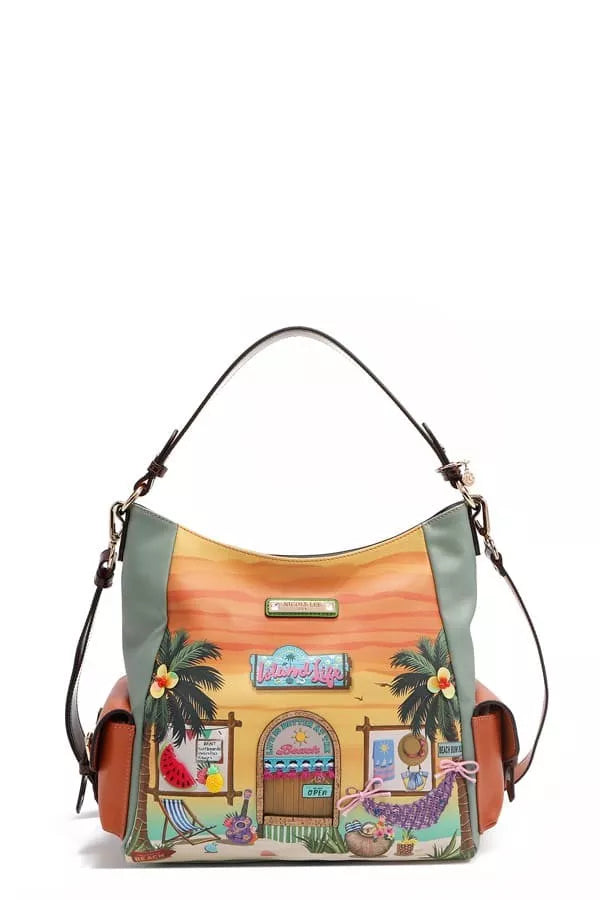 SUN AND SAND OS Nicole Lee USA Sun and Sand Hobo Handbag | Handbags Daverri Fashions