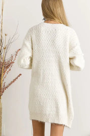 ADORA Comfy Fuzzy Sweater Cardigan | Cardigans Daverri Fashions