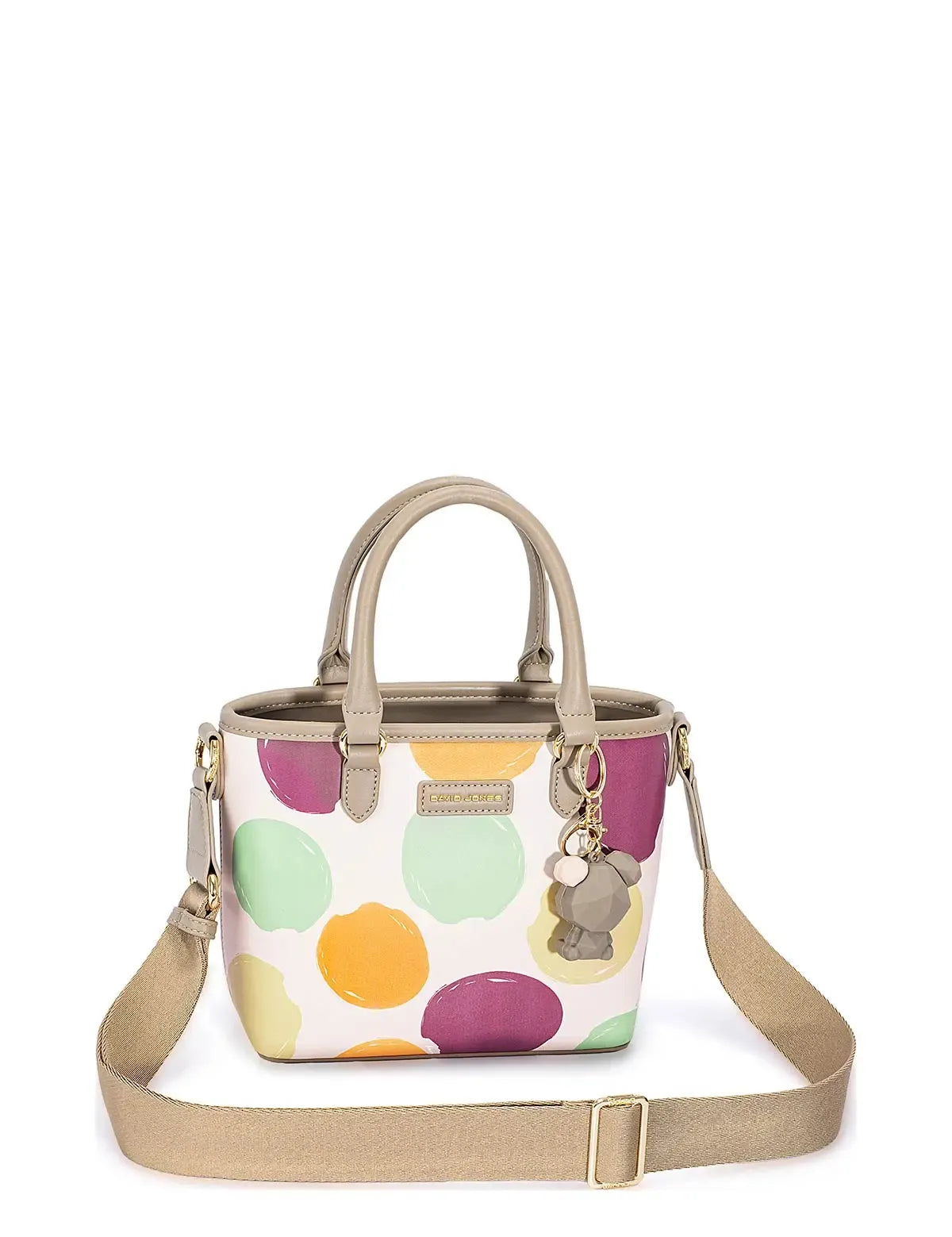 David Jones Colorful Polka Dot Handbag | Handbags Daverri Fashions