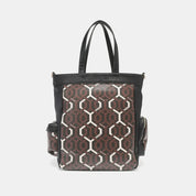 Geometric Pattern Tote Bag | Totes Daverri Fashions