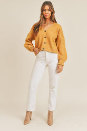 Long Sleeve Button Down Sweater Cardigan | Sweaters Daverri Fashions