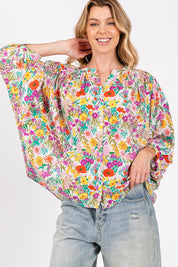 SAGE + FIG Button Down Floral Shirt | Shirts Daverri Fashions