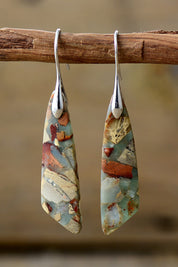 Handmade Natural Stone Dangle Earrings | Earrings Daverri Fashions