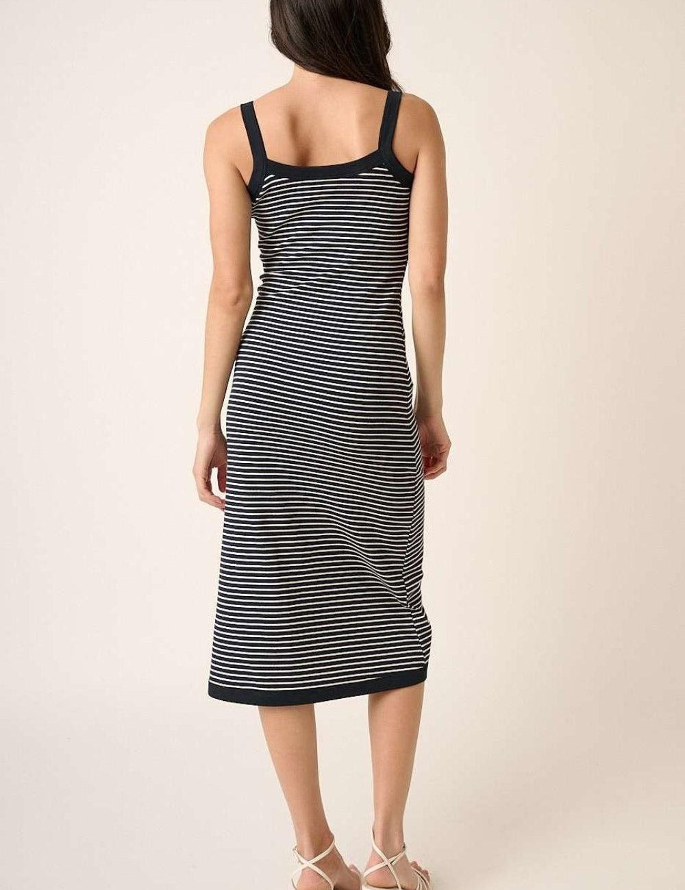 Mittoshop Contrast Striped Midi Cami Dress | Cami Dresses Daverri Fashions