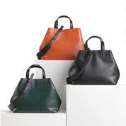 Cecily Leather Tote Bag | Tote Bags Daverri Fashions
