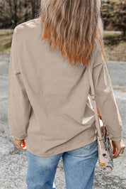 Full Size Sequin Boots Round Neck Long Sleeve Sweatshirt | Sweatshirts Daverri Fashions