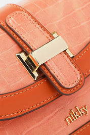 Croc Embossed Crossbody Bag | Handbags Daverri Fashions