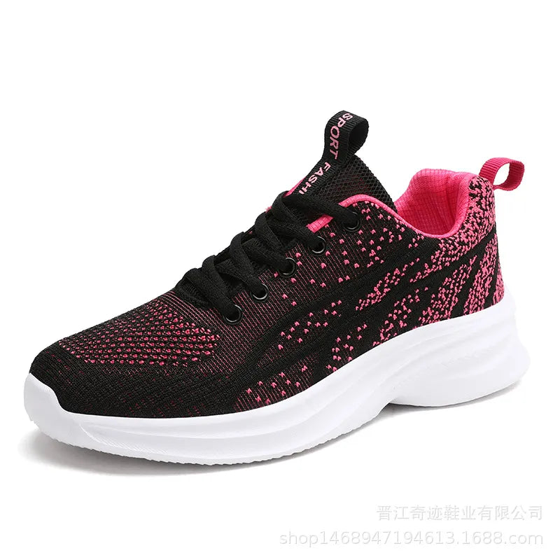 Breathable Mesh Lace Up Athletic | Sneakers Daverri Fashions