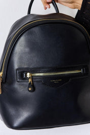 David Jones PU Leather Backpack | Handbags Daverri Fashions