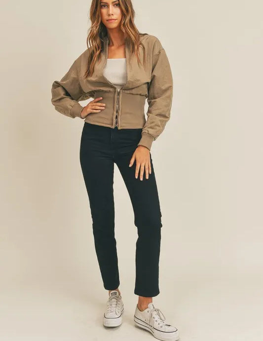 MABLE Long Sleeve Two Way Jacket | Daverri Fashions