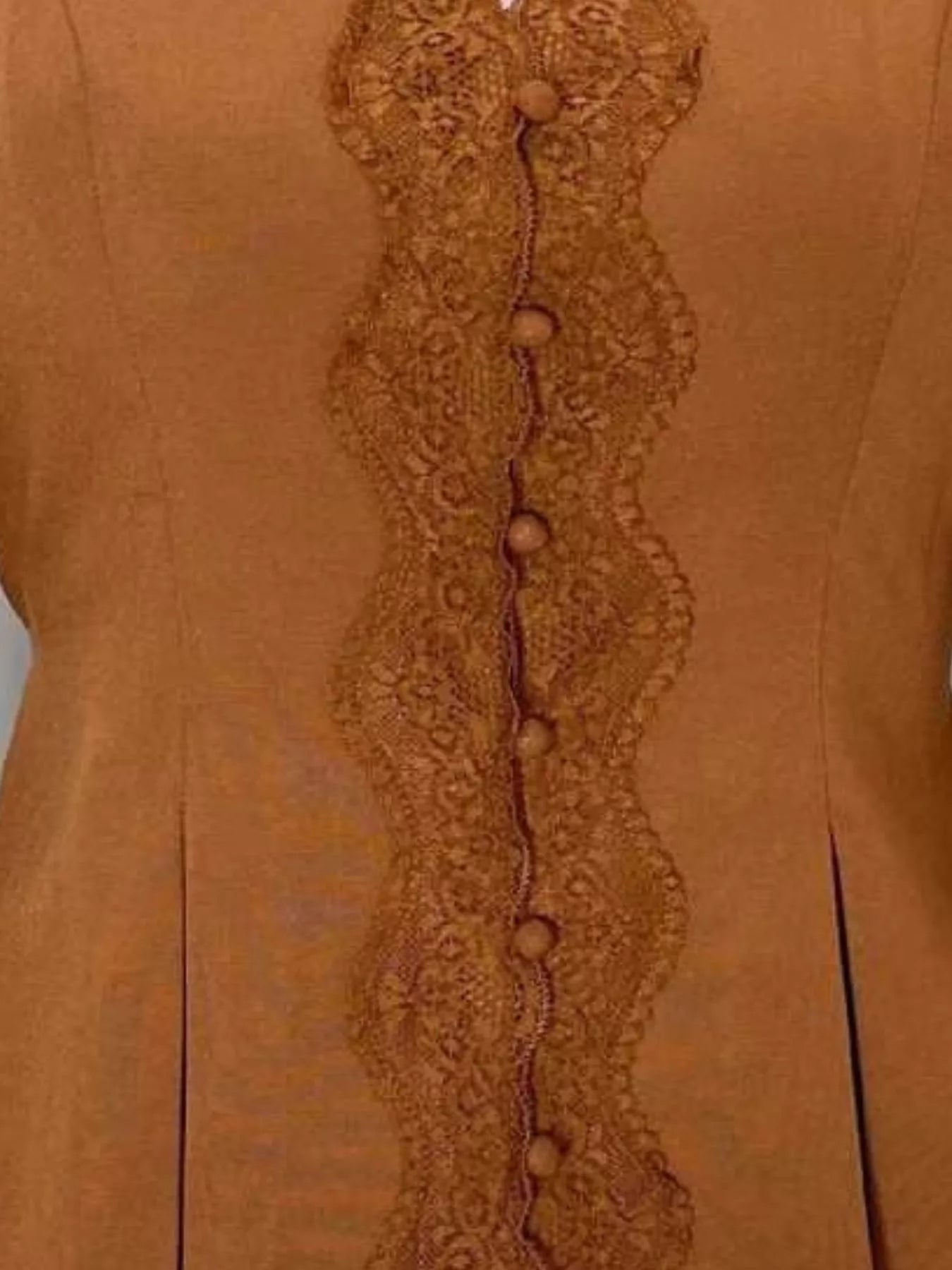 Lace Detail Balloon Sleeve Blouse | Blouses Daverri Fashions