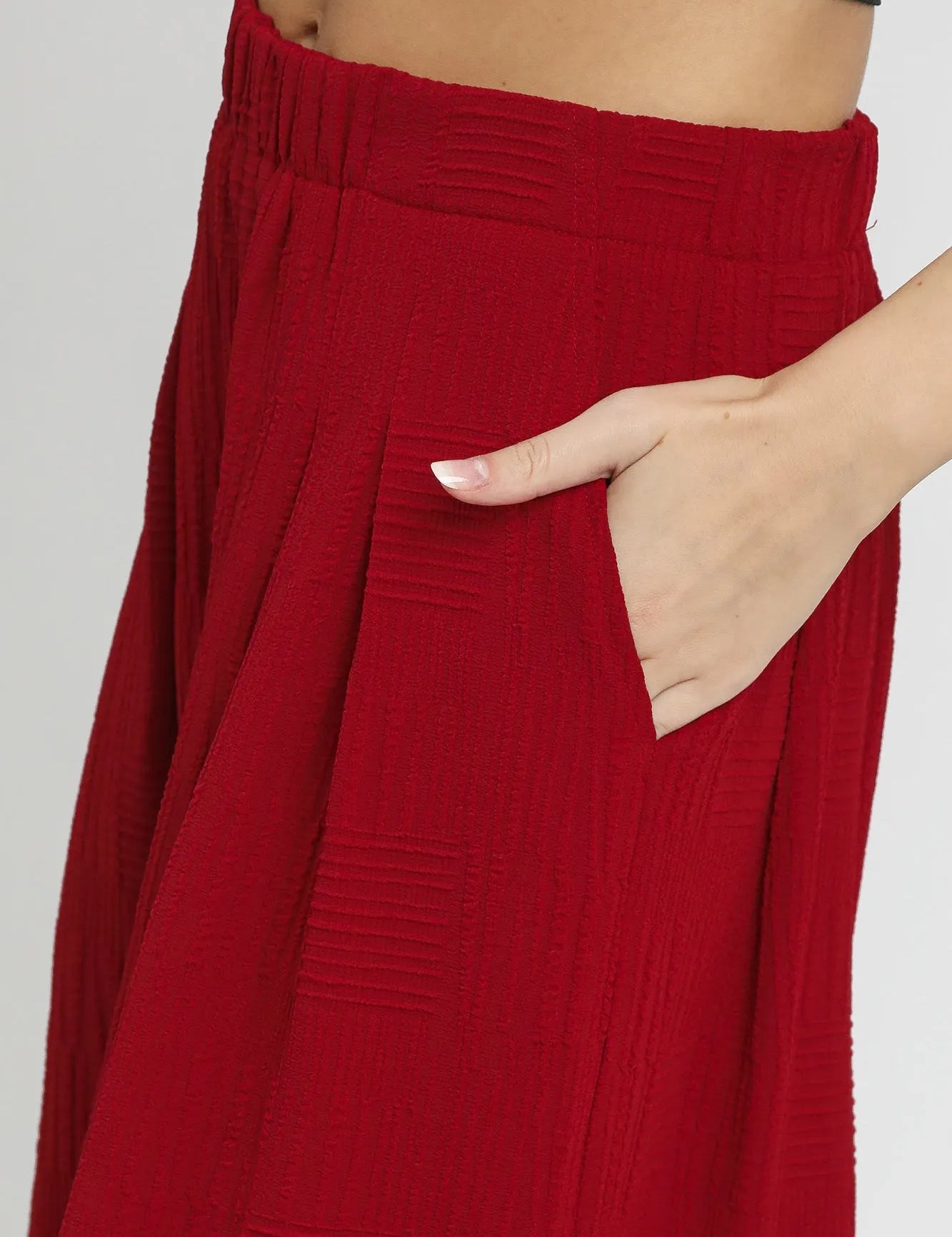 Umgee Elastic Waist Wide Leg Pants | Pants Daverri Fashions