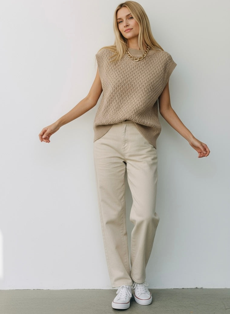 Knit Sweater Vest | Sweater Vests Daverri Fashions