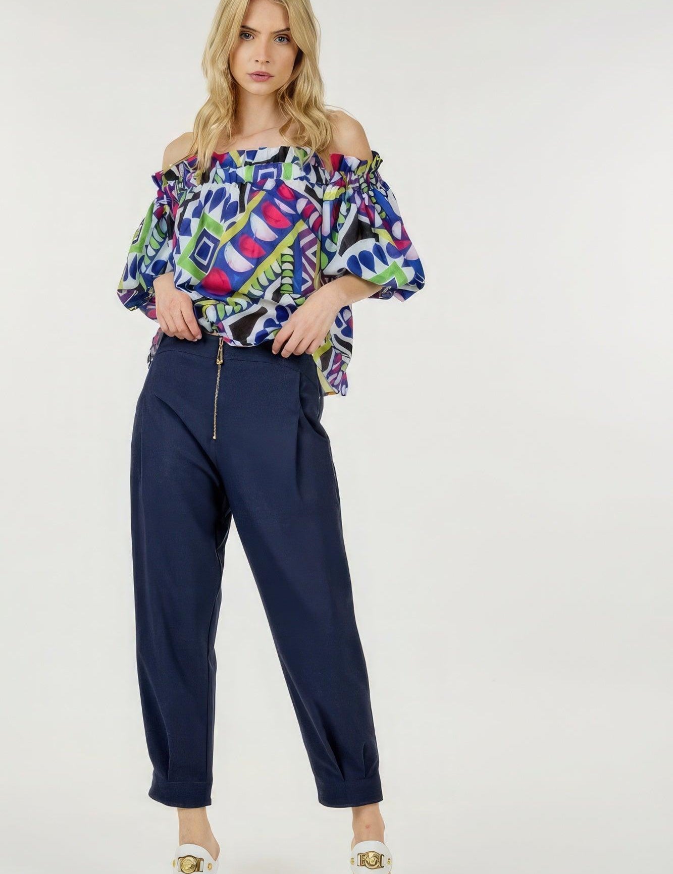 High Waist Front Zipper Skinny Pants | Pants Daverri Fashions