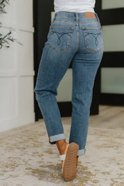 Colette Mid Rise Boyfriend Classic Cuffed | Womens Daverri Fashions