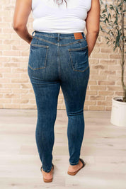 Judy Blue High Rise Control Top Skinny Jeans | Bottoms Daverri Fashions