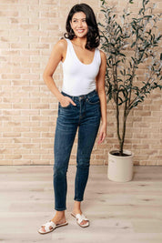 Judy Blue High Rise Control Top Skinny Jeans | Bottoms Daverri Fashions