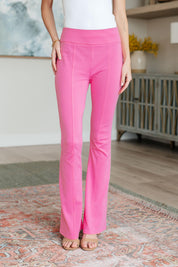 Dark Pink Magic Flare Pants in Eleven Colors | Pants Daverri Fashions