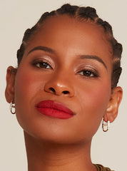 Pavé Mariner Link Hoop Earrings | Earrings Daverri Fashions