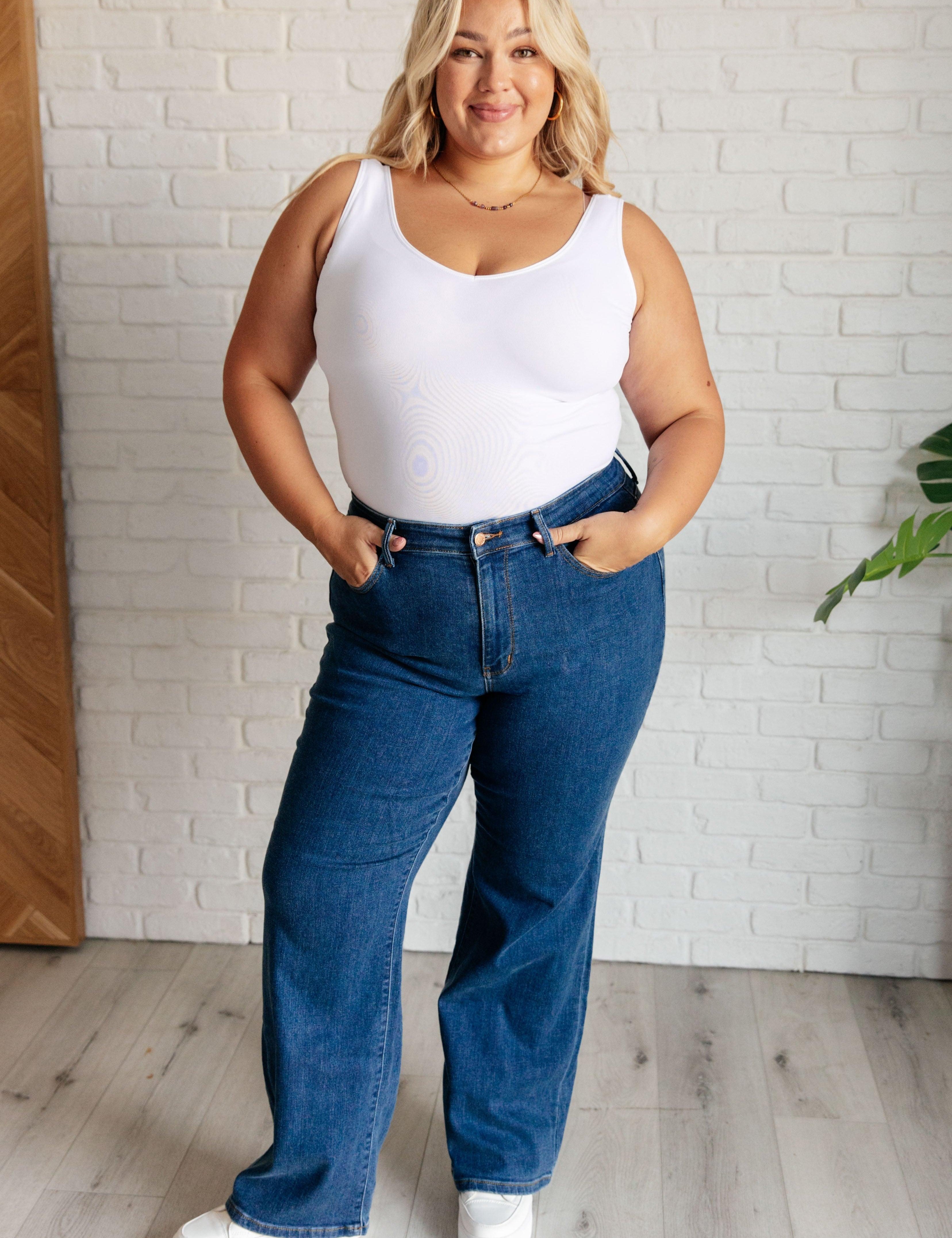 Judy Blue High Rise Vintage Wide Leg Jeans | Jeans Daverri Fashions