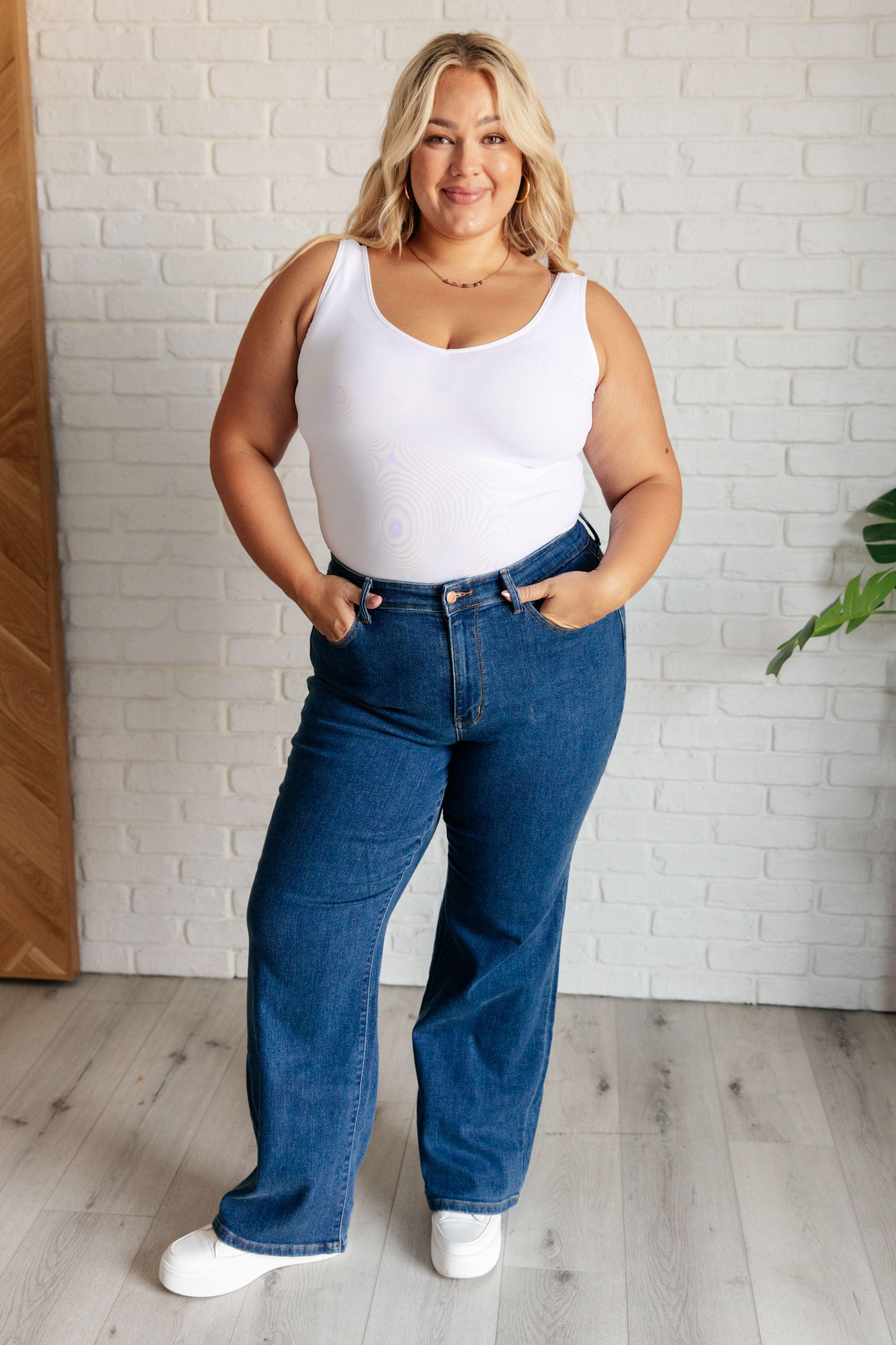Judy Blue High Rise Vintage Wide Leg Jeans | Jeans Daverri Fashions