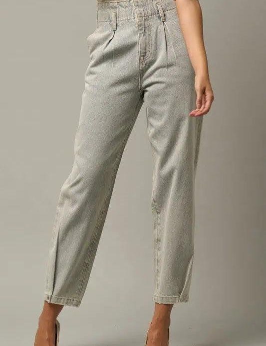 Super High Waist Balloon Jeans | Jeans Daverri Fashions