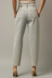 Super High Waist Balloon Jeans | Jeans Daverri Fashions