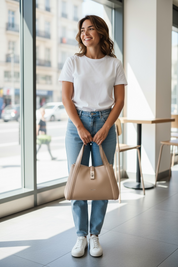 David Jones PU Leather Bucket Bag | Handbags Daverri Fashions