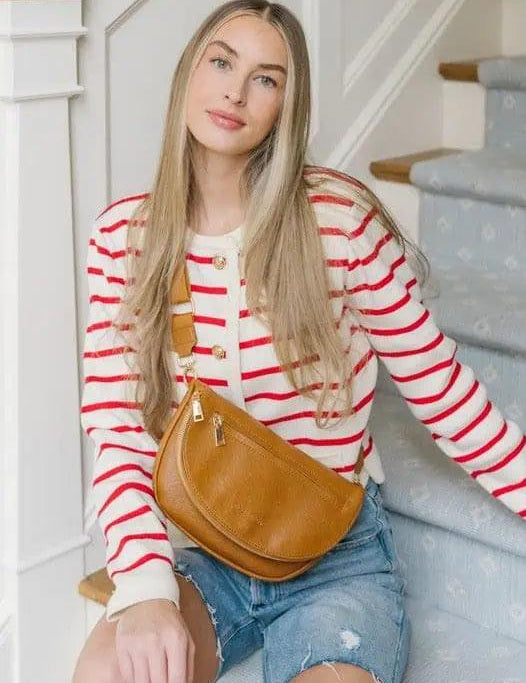 Fold-over Crossbody Bag | Handbags Daverri Fashions