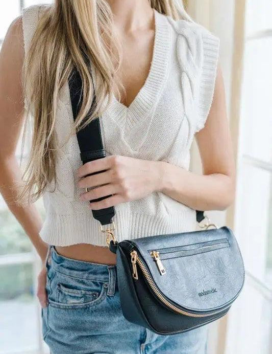 Fold-over Crossbody Bag | Handbags Daverri Fashions