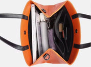Cecily Leather Tote Bag | Tote Bags Daverri Fashions