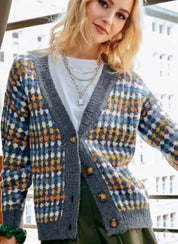 V-Neck Button Down Knit Cardigan | Cardigans Daverri Fashions
