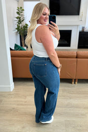 Judy Blue High Rise Vintage Wide Leg Jeans | Jeans Daverri Fashions