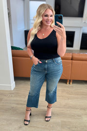 Hayes High Rise Wide Leg Crop Jeans | Jeans Daverri Fashions