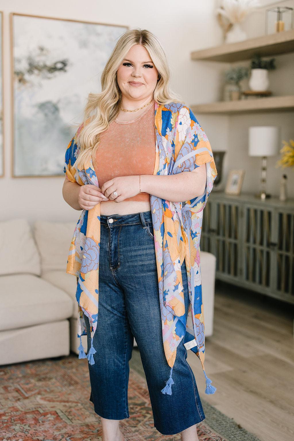 Hayes High Rise Wide Leg Crop Jeans | Jeans Daverri Fashions