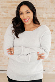 Sew In Love Cross Over Long Sleeve Knit Top